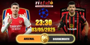 Soi Kèo Arsenal Vs Bournemouth 23h30, 03/05/2025 Premier League 13 Soi Kèo Arsenal Vs Bournemouth 23h30, 03/05/2025 Premier League