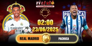 Soi Kèo Real Madrid Vs Pachuca 2h 23/6 Lượt 2 bảng H FCWC 5 Soi Kèo Real Madrid Vs Pachuca 2h 23/6 Lượt 2 bảng H FCWC