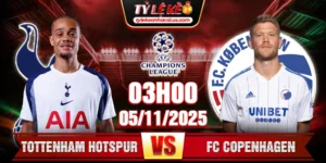 Tottenham Hotspur Vs FC Copenhagen 03h00 Ngày 5_11 - UCL 25_26